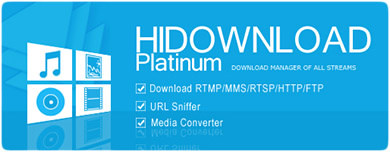 نرم‌افزارهـای دانلود HiDownload Platinum