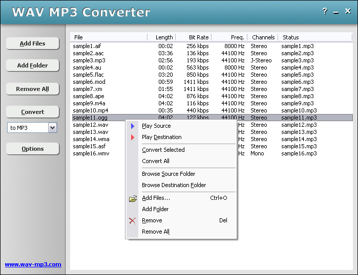 best wav to mp3 converter free