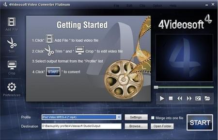 برنامه تبدیل فرمتهای ویدیویی 4Videosoft Video Converter